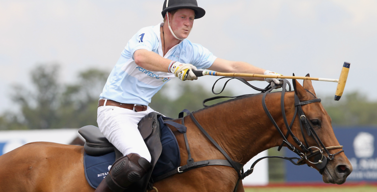 HRH Prince Henry of Wales plays polo for his charity - in Greenwich, Connecticut.