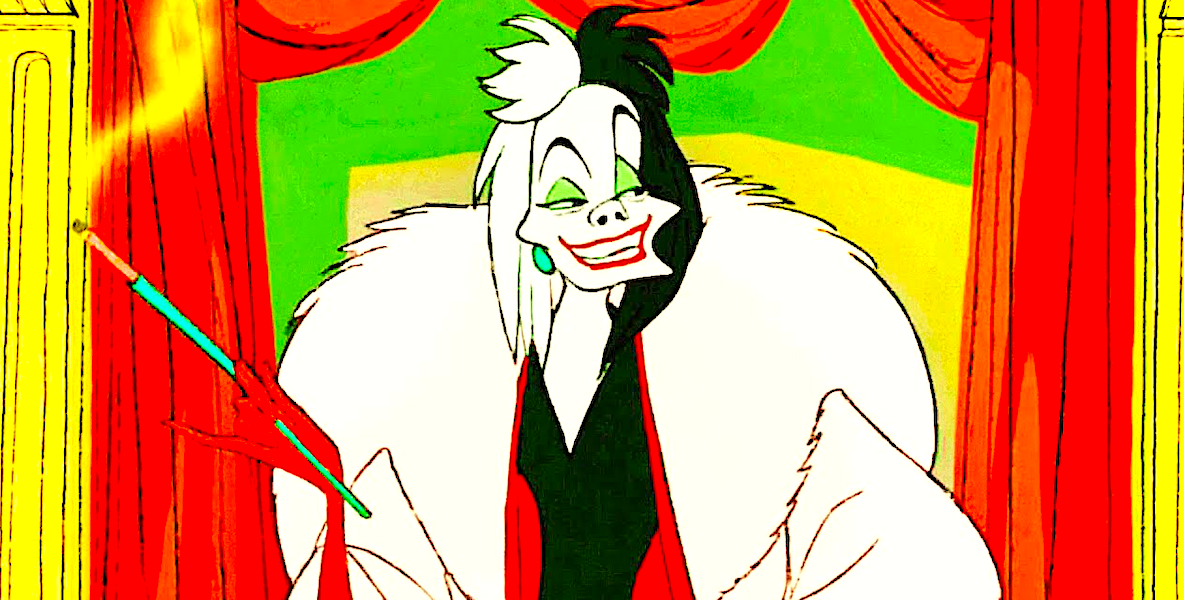 Disney's iconic villain from 101 Dalmatians embodies the aesthetic of MAGA-era Republican politics—style without substance, cruelty as aspiration, and the pursuit of appearance over ethics. Image credit: Disney.