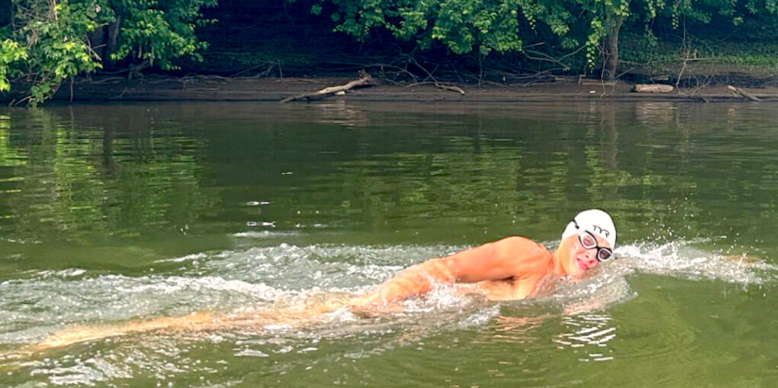 Mason Francis trained in the Ohio River, braving current, debris, and unpredictable conditions to simulate resistance and mental stress that most high school swimmers never encounter. The unconventional regimen built a reputation for fearlessness and grit, qualities that impressed Luce Foundation leaders seeking honorees who demonstrate initiative under real‑world constraints. Photo credit: Facebook/Mason Francis.