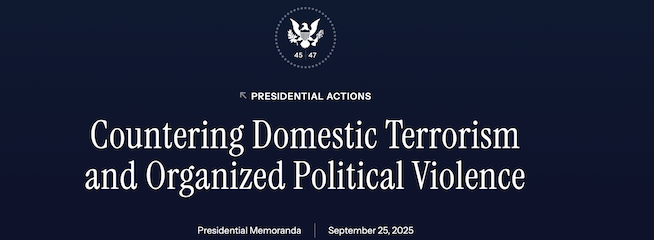 Domestic Terrorists List